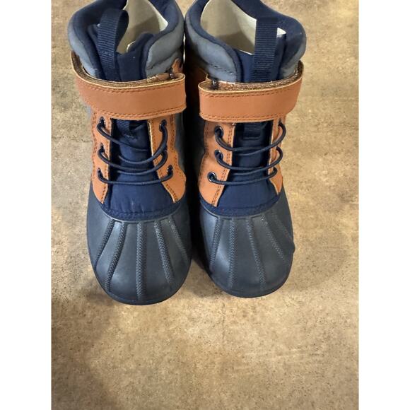 The Children’s Place Boys Winter Water Resistant Navy Snow Boots, Size 1 NWTs - Picture 13 of 13